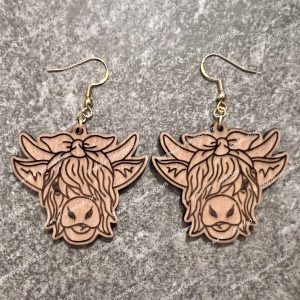 Highland Cow Earrings